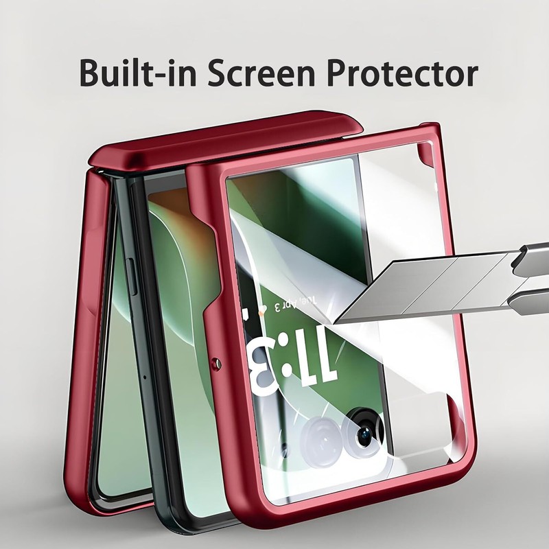 For Motorola Razr Ultra 2025/Razr 2024 Magnetic Hinge Case with Screen Protector gallery