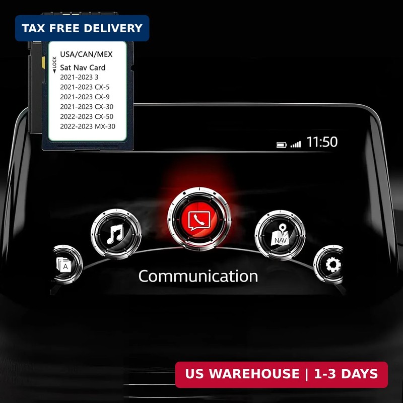 Latest Map Navigation SD Card TD2K-66-EZ1 Compatible with 2021-2023 3 / CX-5 / C gallery