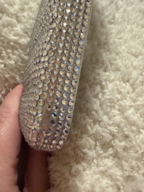 Urban Sophistication The Puffer Case® - Rhinestones in Silver iPhone 17 Pro Max gallery