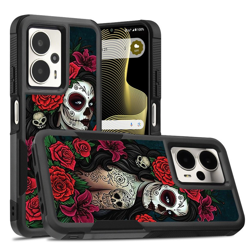 For Cricket OUTLAST 5G 2024 – Texture Design Impact Cover Shock Proof Case