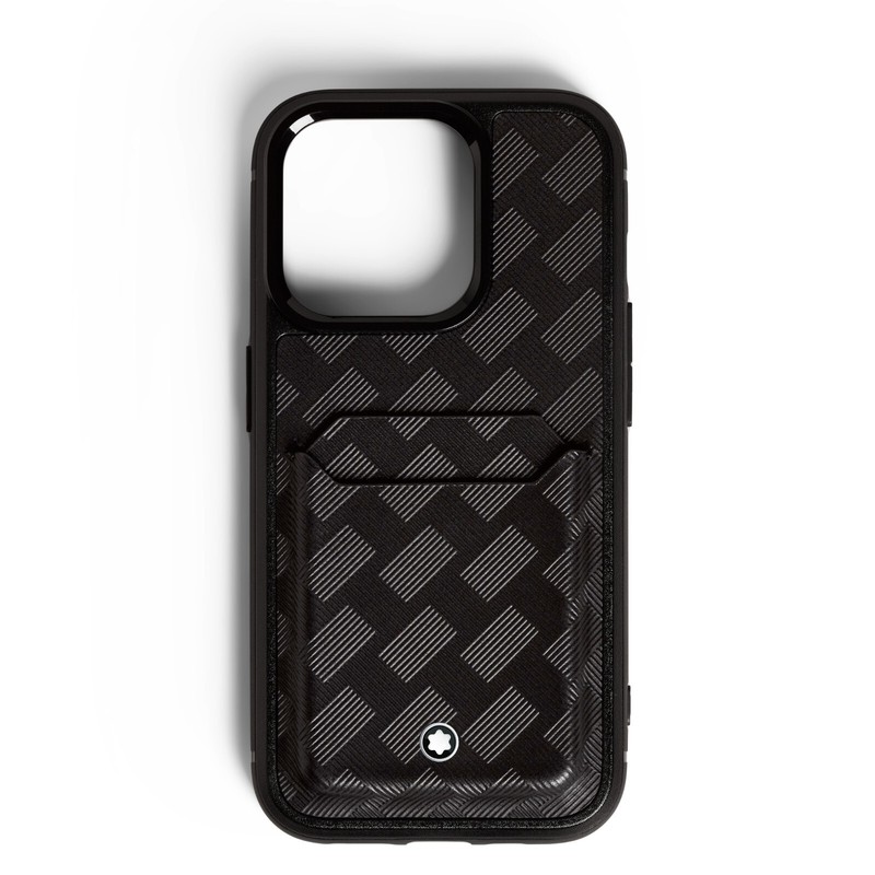 Montblanc Extreme 3.0 Leather Hard Cover Phone Case for Apple iPhone 16 Pro