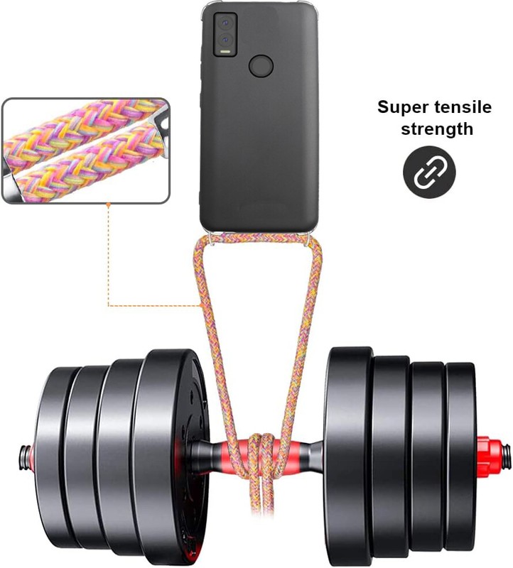 T-Mobile REVVL 4+Plus Cover Shockproof Anti-Scratch Case CrossBody Lanyard Strap gallery