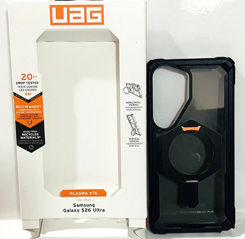 UAG Samsung Galaxy S26 Ultra Magnet Kickstand Plasma XTE Rugged Black Urban